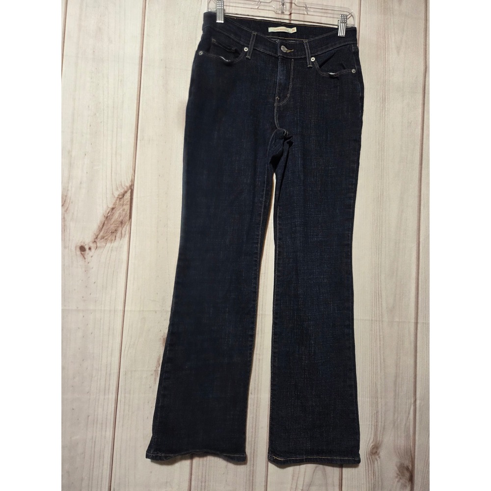 Levis Classic Bootcut Jeans Womens 26 Dark Wash Indigo Mid Rise Denim Pants